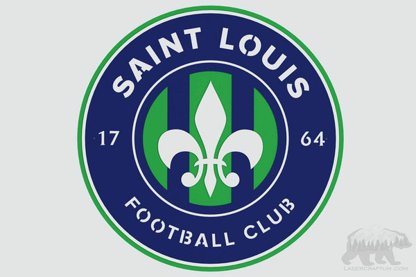 St Louis FC Logo Layered Design for cutting