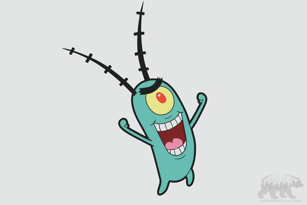 Sheldon J. Plankton Layered Design for cutting