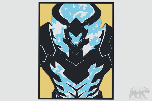 Iron (Solo leveling) Layered Design for cutting
