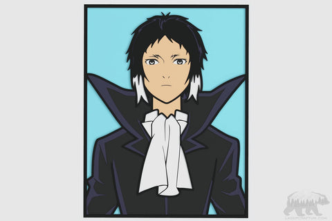 Ryunosuke Akutagawa (Bungo Stray Dogs) Layered Design for cutting