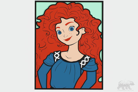 Merida Layered Design for cutting