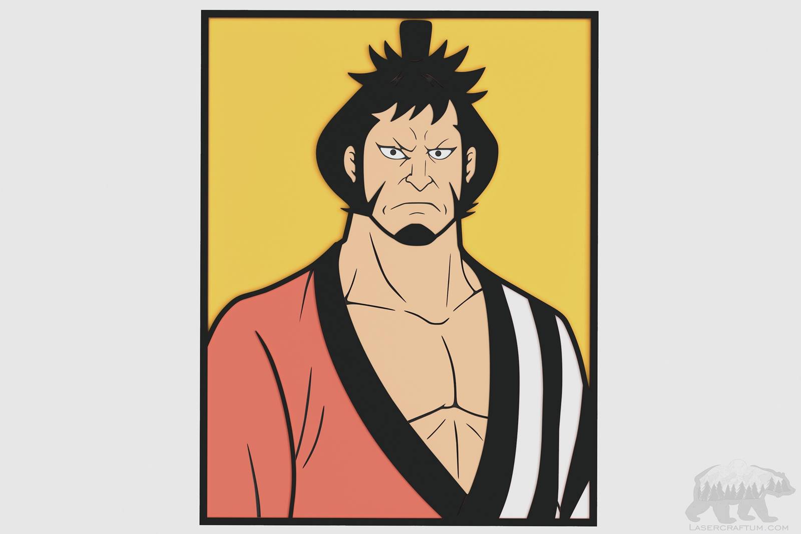 Kinemon (One Piece) Layered Design for cutting