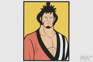 Kinemon (One Piece) Layered Design for cutting