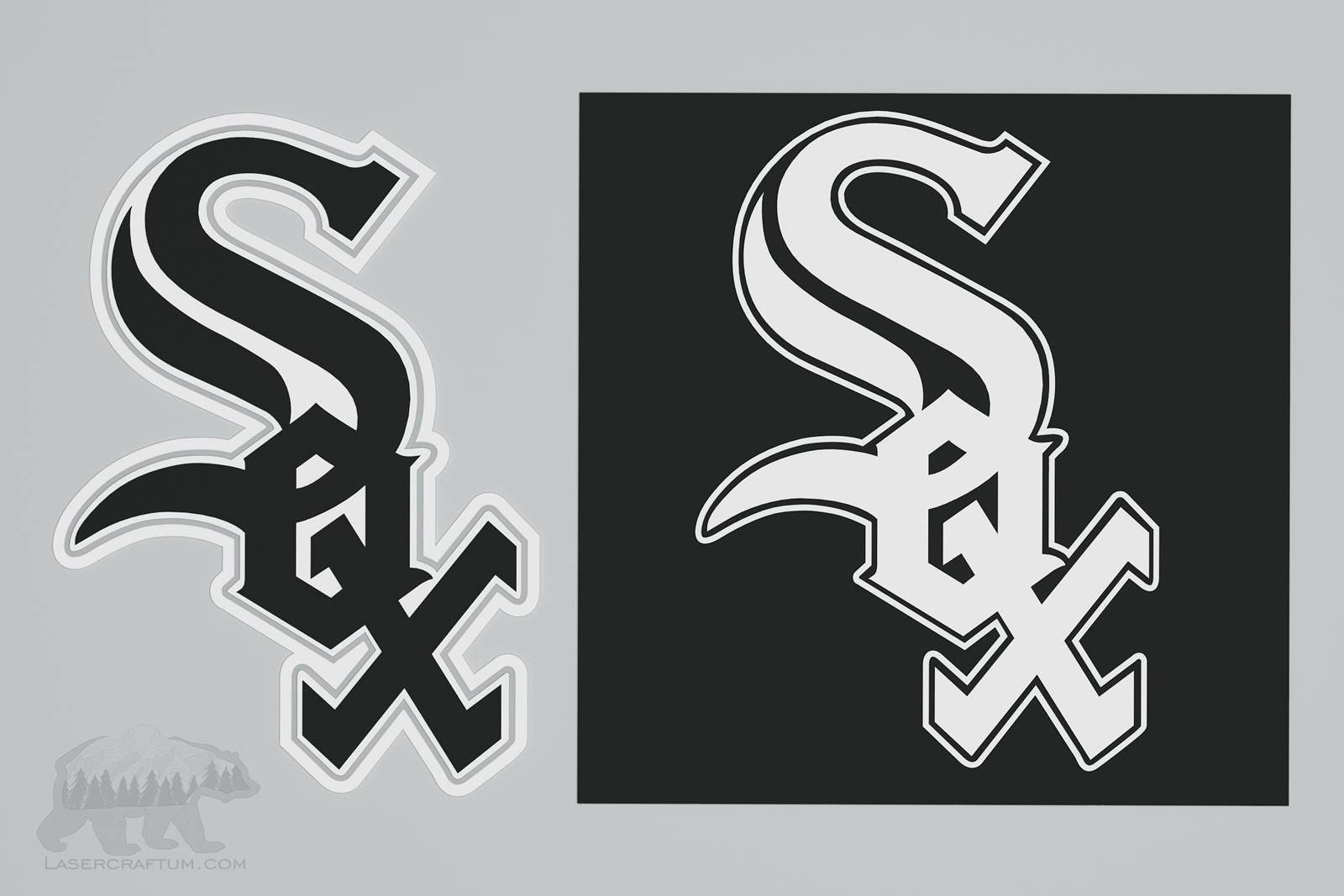 Chicago White Sox Layered Design for cutting