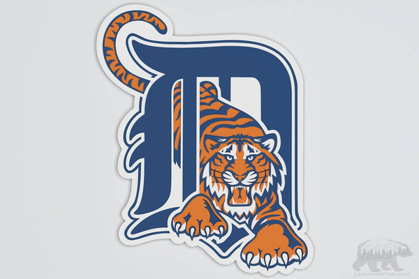 Detroit Tigers Layered Design for cutting