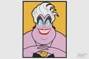 Ursula Portrait Layered Design for cutting