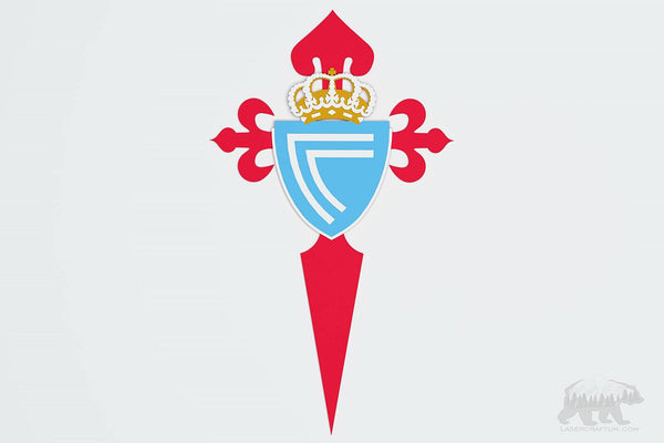 Celta de Vigo Logo Layered Design for cutting