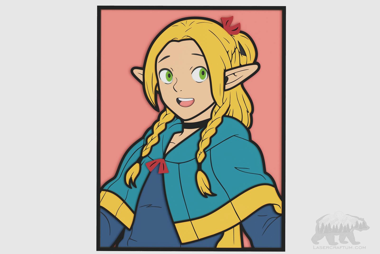 Marcille Donato (Delicious in Dungeon) Layered Design for cutting