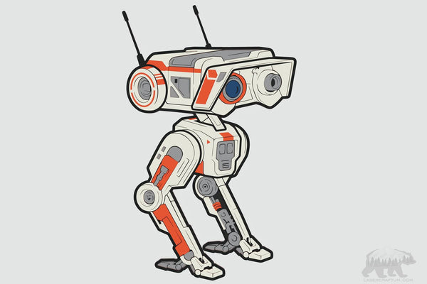 BD-1 Droid (Star Wars) Layered Design for cutting