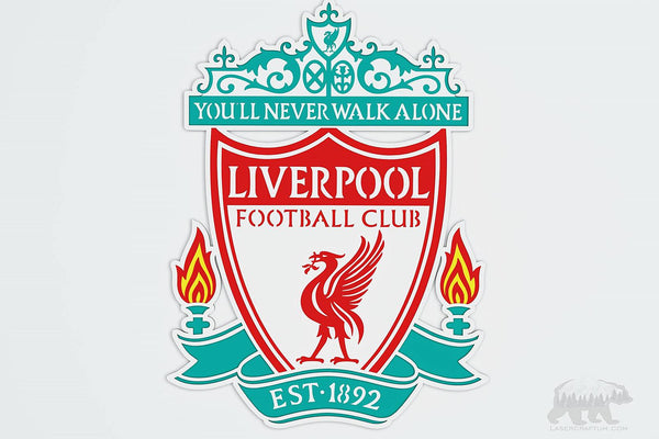 Liverpool Logo Layered Design for cutting