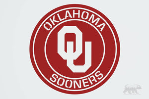 Oklahoma Sooners Logo Layered Design for cutting