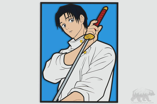 Yuta Okkotsu (Jujutsu Kaisen) Layered Design for cutting