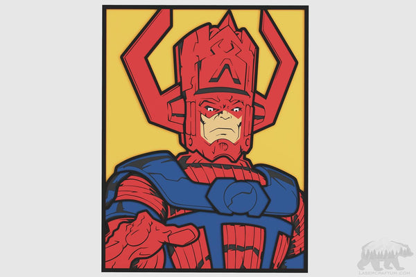 Galactus Layered Design for cutting