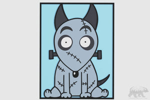 Frankenweenie Layered Design for cutting