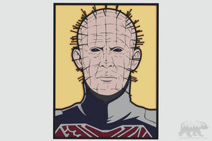 Pinhead Layered Design for cutting - LaserCraftum