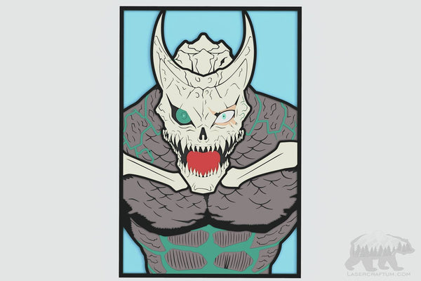 Kaiju No 8 Layered Design for cutting