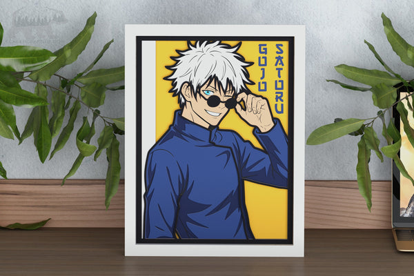Gojo Satoru Shadow Box. File for cutting