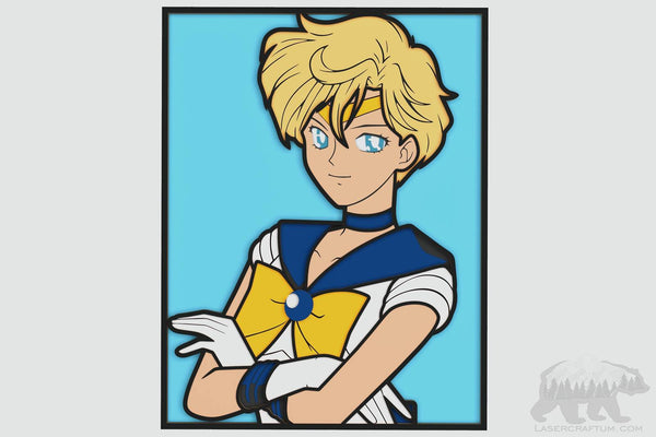 Sailor Uranus Layered Design for cutting