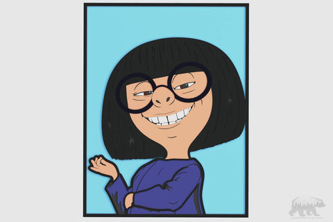 Edna Mode (Incredibles) Layered Design for cutting