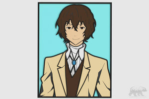 Osuma Dazai (Bungo Stray Dogs) Layered Design for cutting