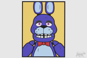 Bonnie (FNAF) Layered Design for cutting