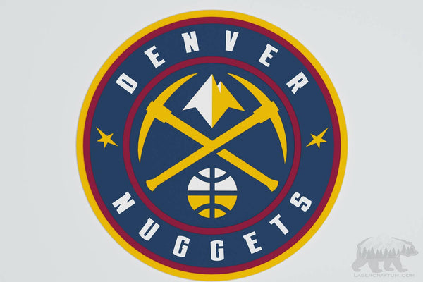 Denver Nuggets Layered Design for cutting