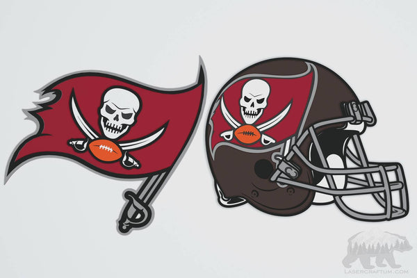 Tampa Bay Buccaneers Layered Design for cutting