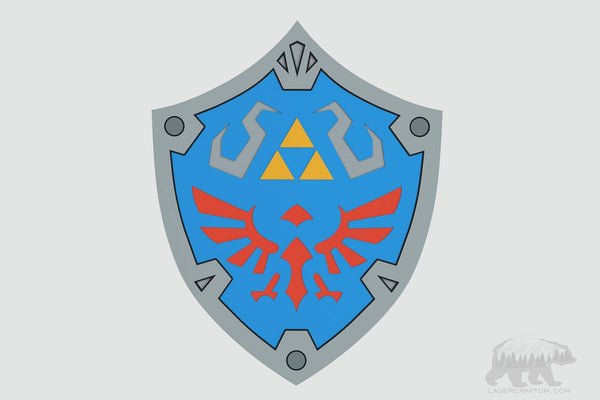 Hylian Shield (Zelda) Layered Design for cutting