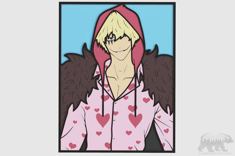 Corazon (One Piece) Layered Design for cutting