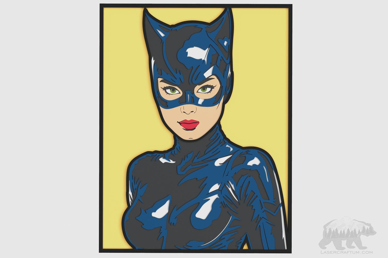 Catwoman Layered Design for cutting