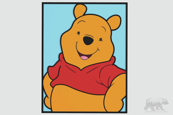 Winnie Portrait Layered Design for cutting