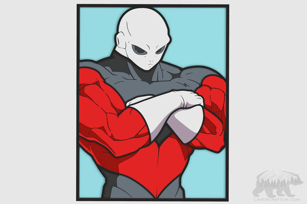 Jiren (Dragon Ball) Layered Design for cutting