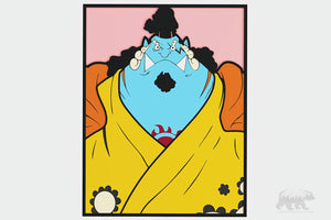 Jinbe (One Piece) Layered Design for cutting