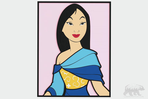 Mulan Layered Design for cutting