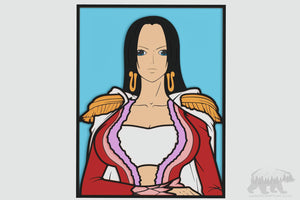 Boa Hancock (One Piece) Layered Design for cutting
