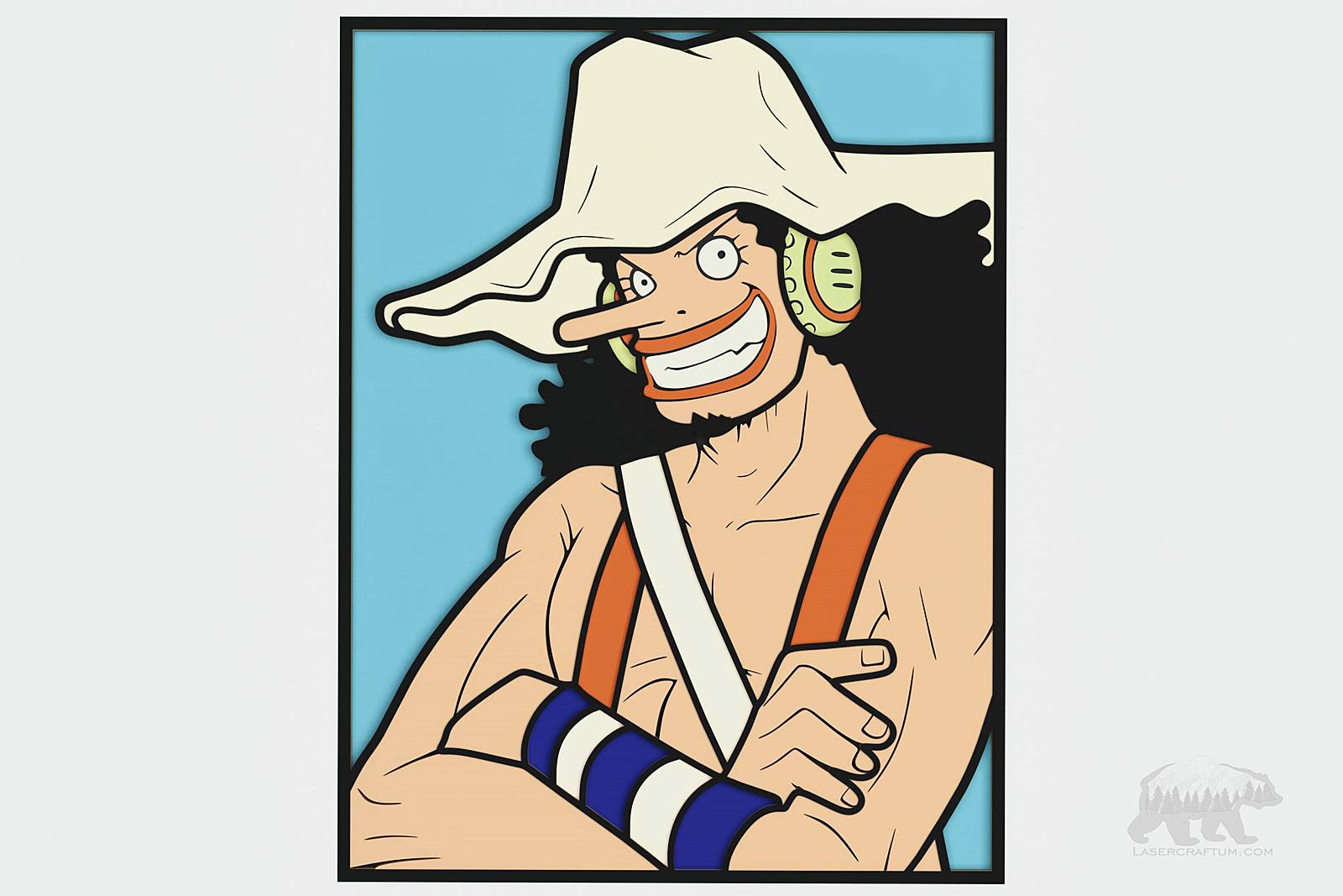 Usopp (One Piece) Layered Design for cutting