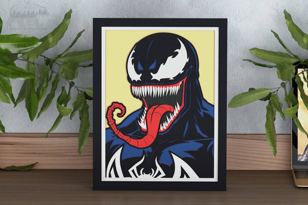 Venom Shadow Box. File for cutting