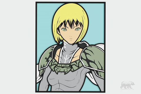 Clare (Claymore) Layered Design for cutting