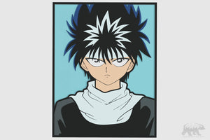 Hiei (YuYu Hakusho) Layered Design for cutting