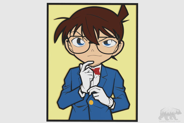 Conan Edogawa (Detective Conan) Layered Design for cutting