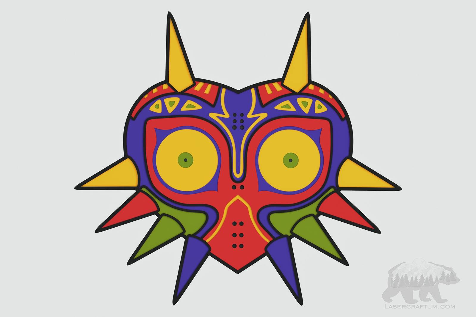 Majora’s Mask (Zelda) Layered Design for cutting