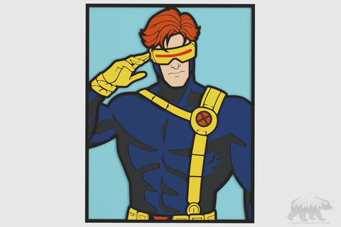 Cyclop (X - Men 97) Layered Design for cutting