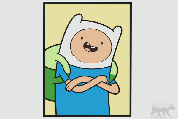 Finn (Adventure time) Layered Design for cutting