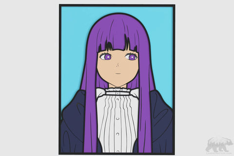 Fern (Frieren: Beyond Journey's End) Layered Design for cutting