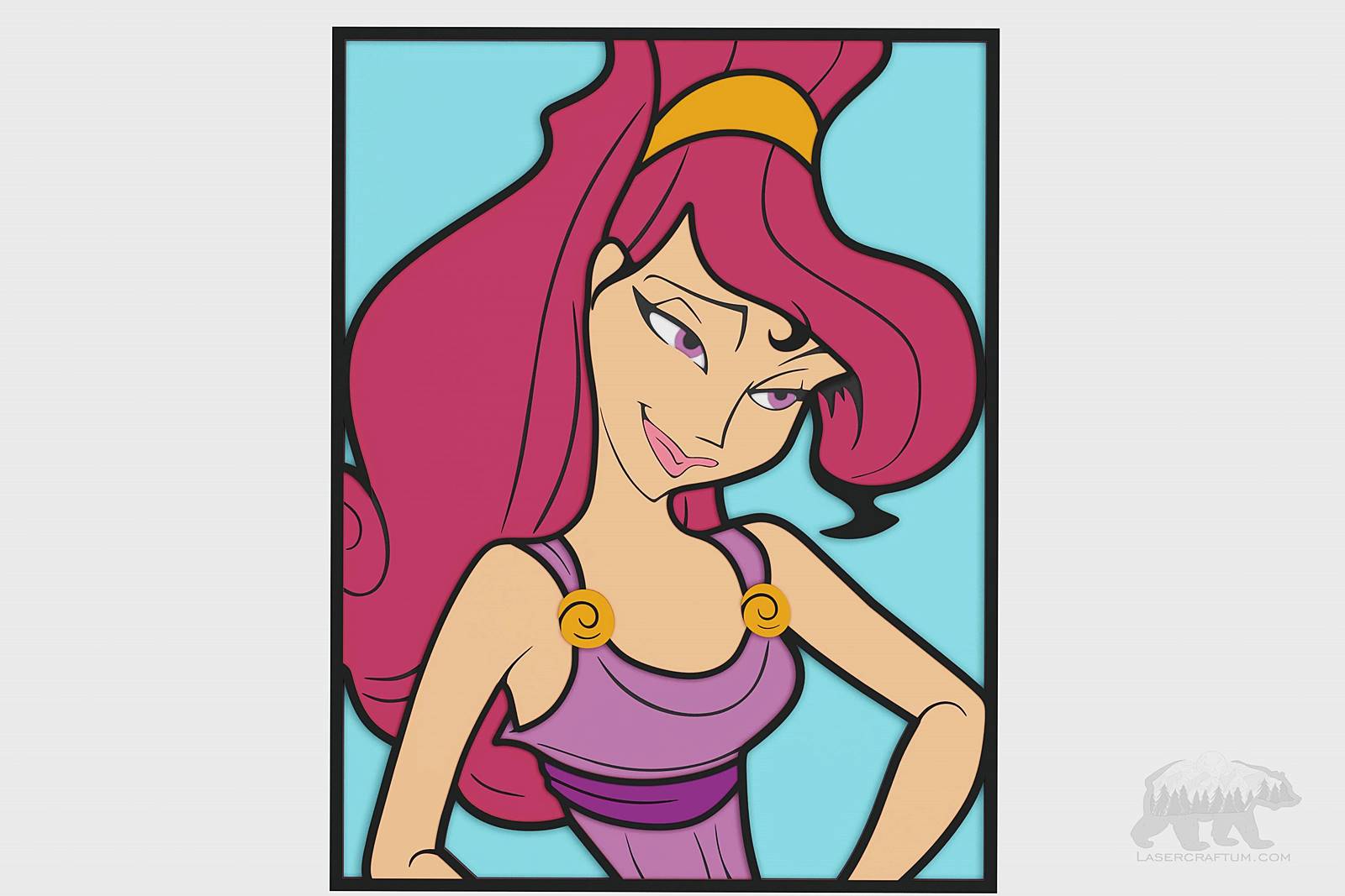 Meg (Hercules) Layered Design for cutting