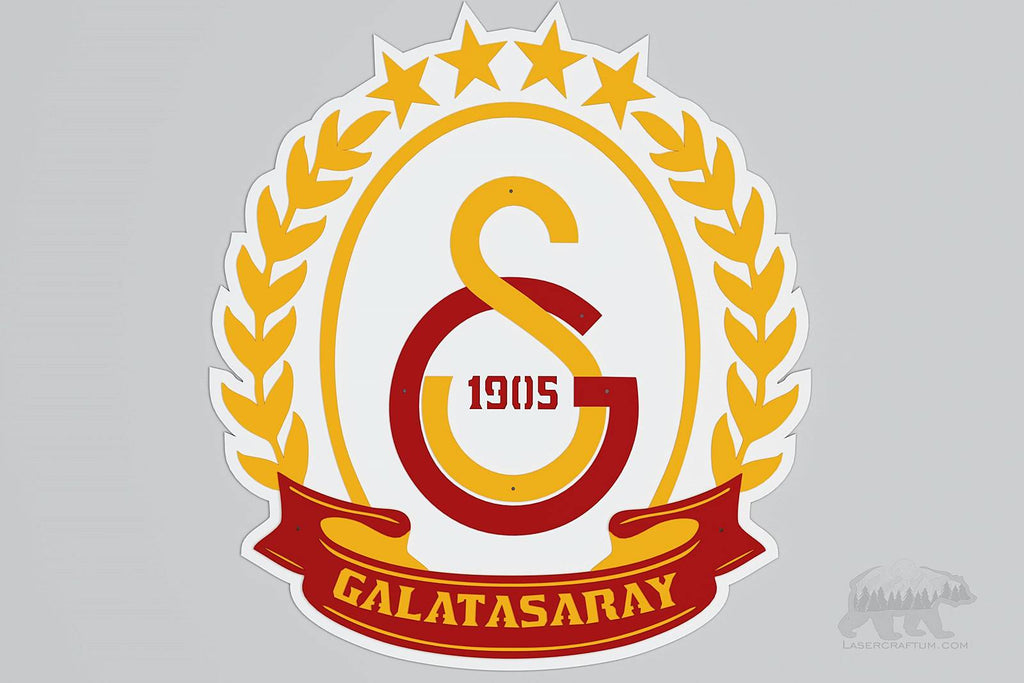 Download Galatasaray Logo On Wooden Wallpaper | Wallpapers.com