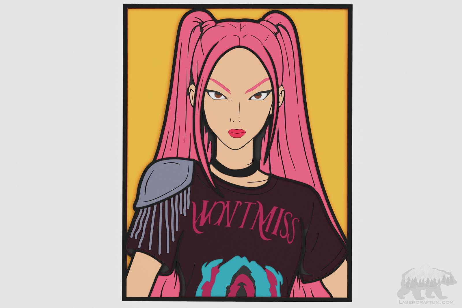 Mira (K-Pop Demon Hunters) Layered Design for cutting