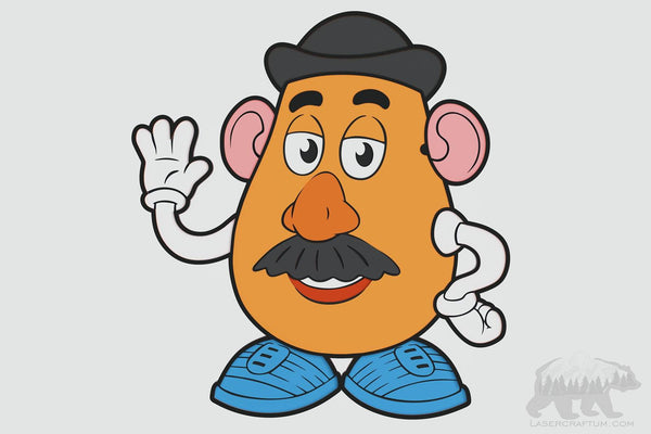 Mr. Potato Head (Toy Story) Layered Design for cutting