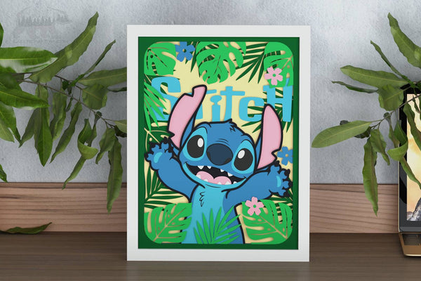 Stitch Shadow Box. File for cutting