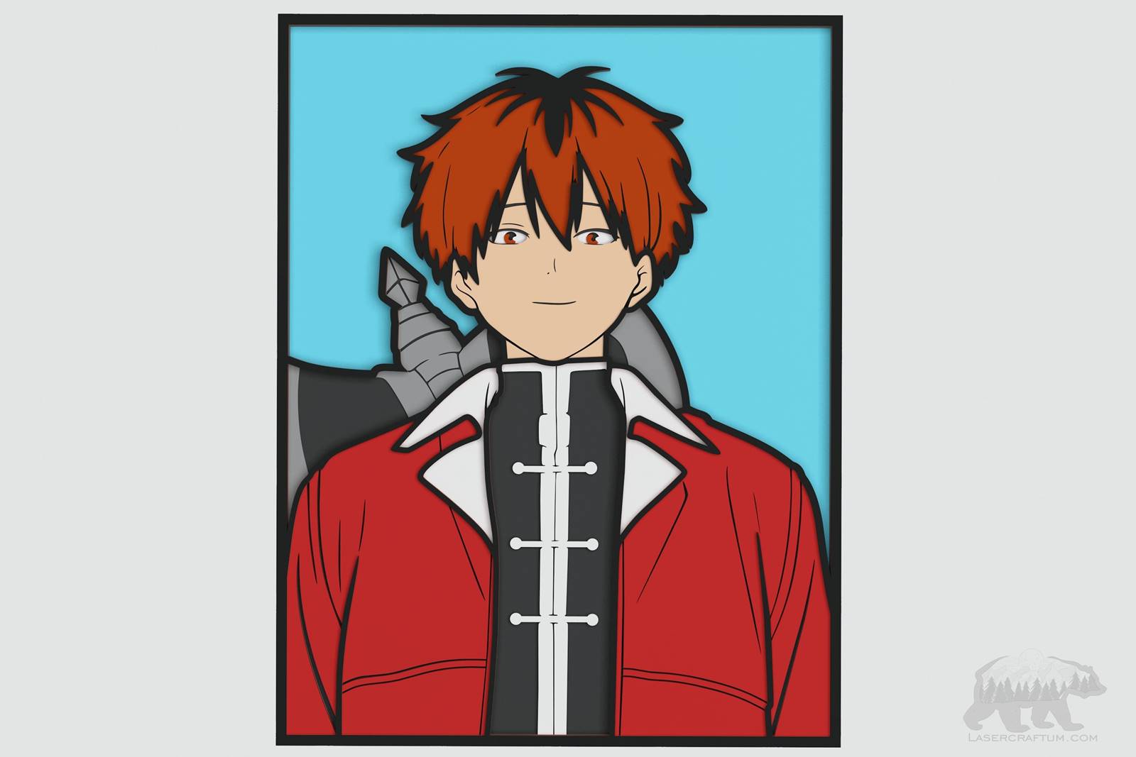 Stark (Frieren: Beyond Journey's End) Layered Design for cutting
